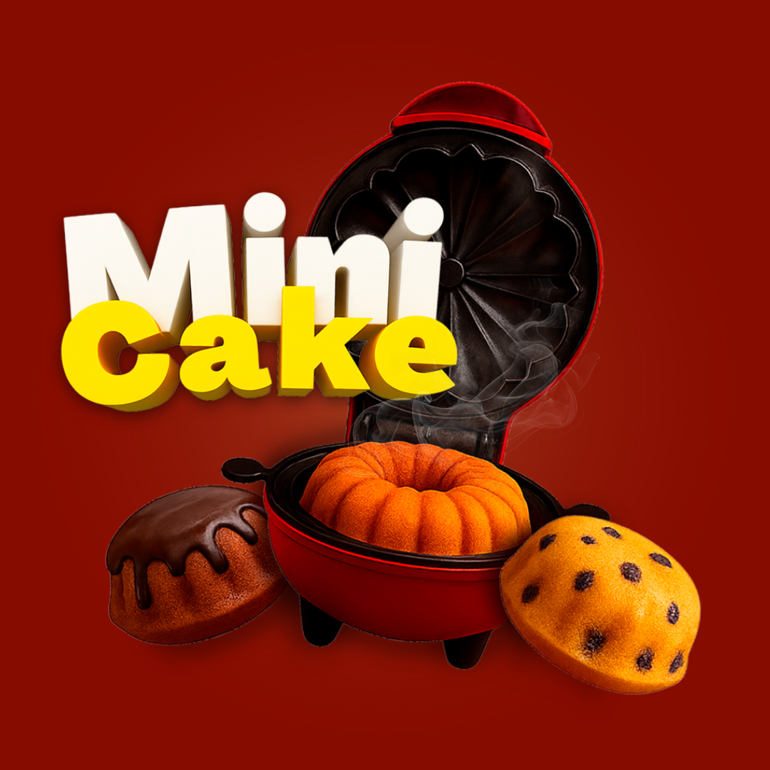 MiniCake - Máquina de Mini Bolos + 30 Receitas