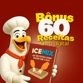 IceMix - Máquina de Sorvete + 60 Receitas