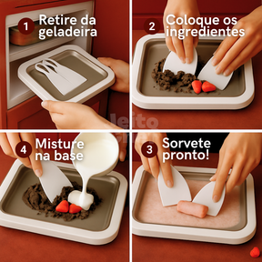IceMix - Máquina de Sorvete + 60 Receitas