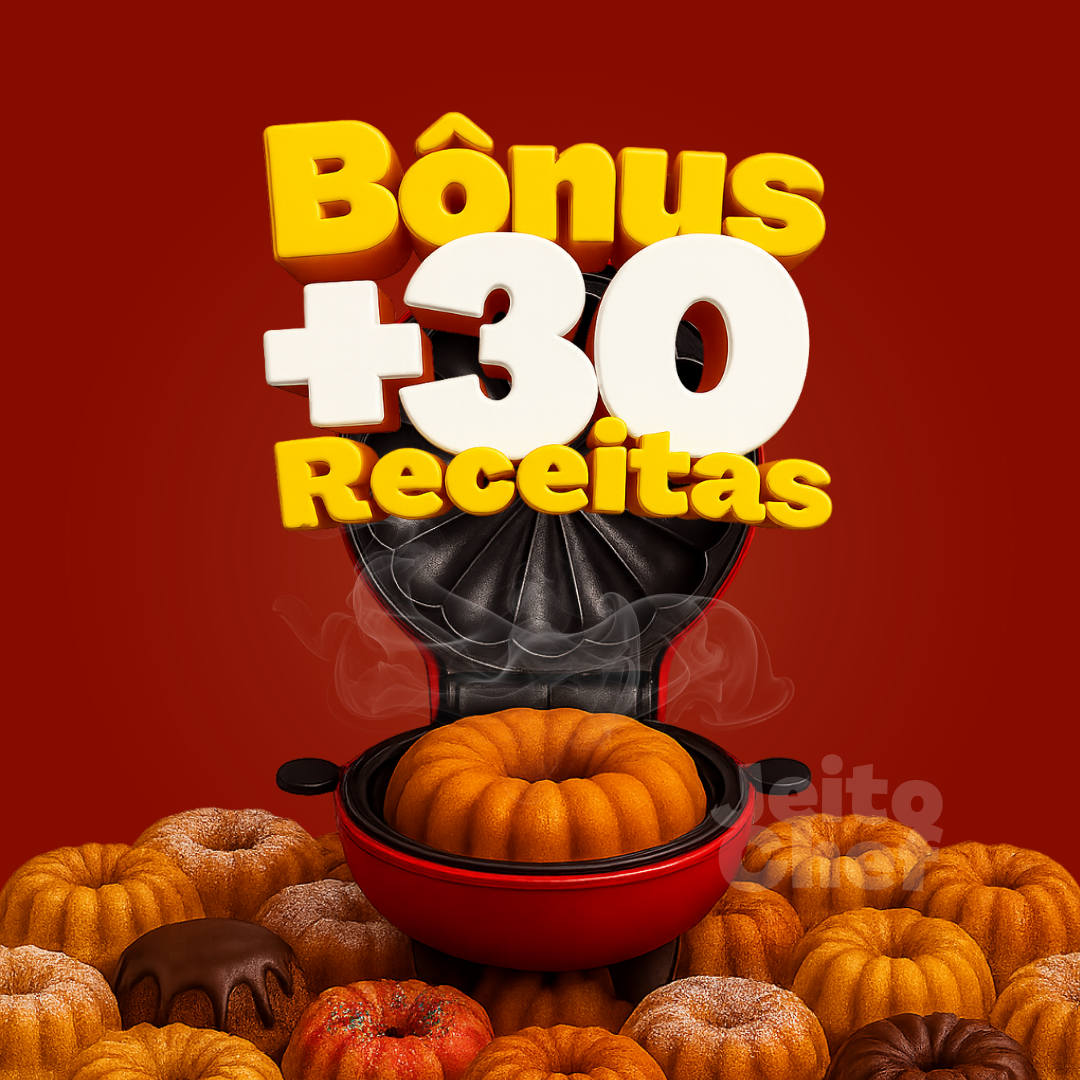 MiniCake - Máquina de Mini Bolos + 30 Receitas