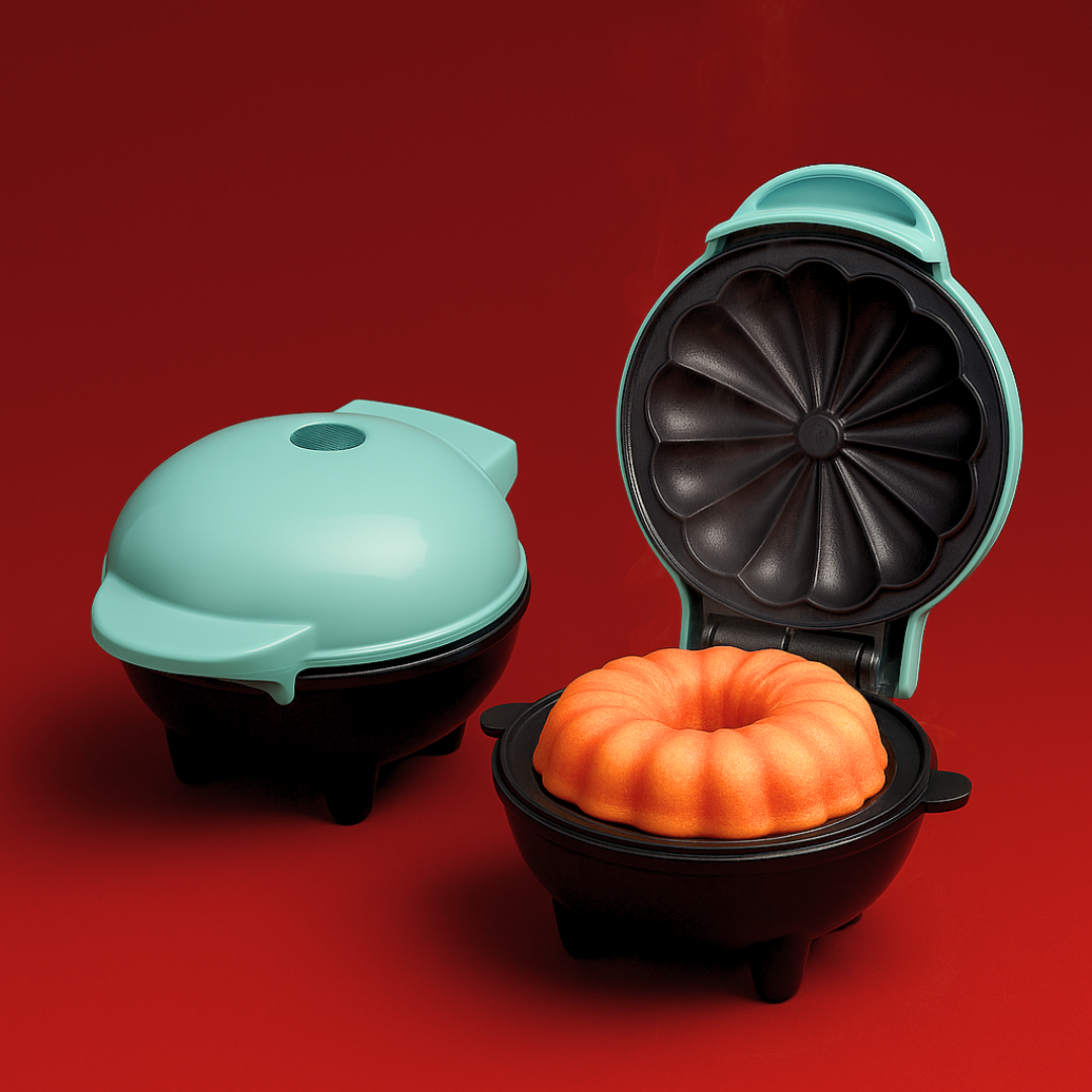 MiniCake - Máquina de Mini Bolos + 30 Receitas